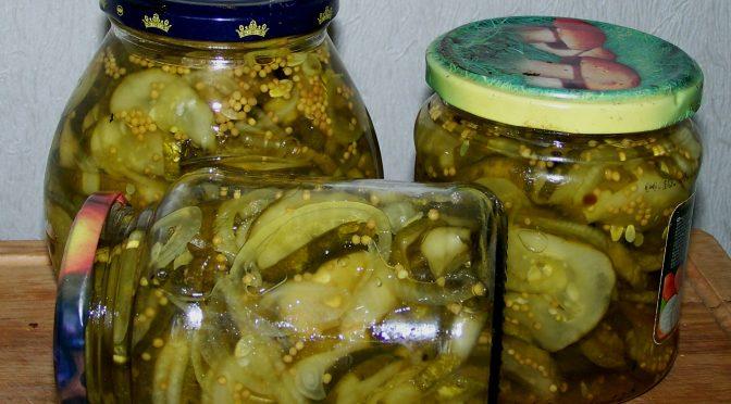 Огурцы «Bread and butter pickles»