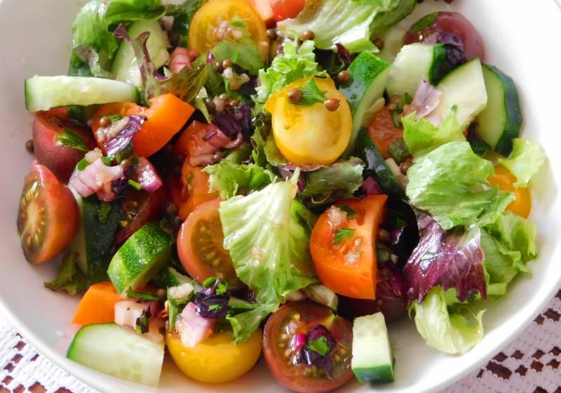 Соус для овощных салатов